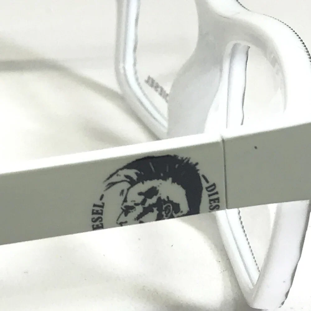 Diesel Eyeglasses Frames DL5034 Col.005 Grey White Ribbed Square 52-18-135